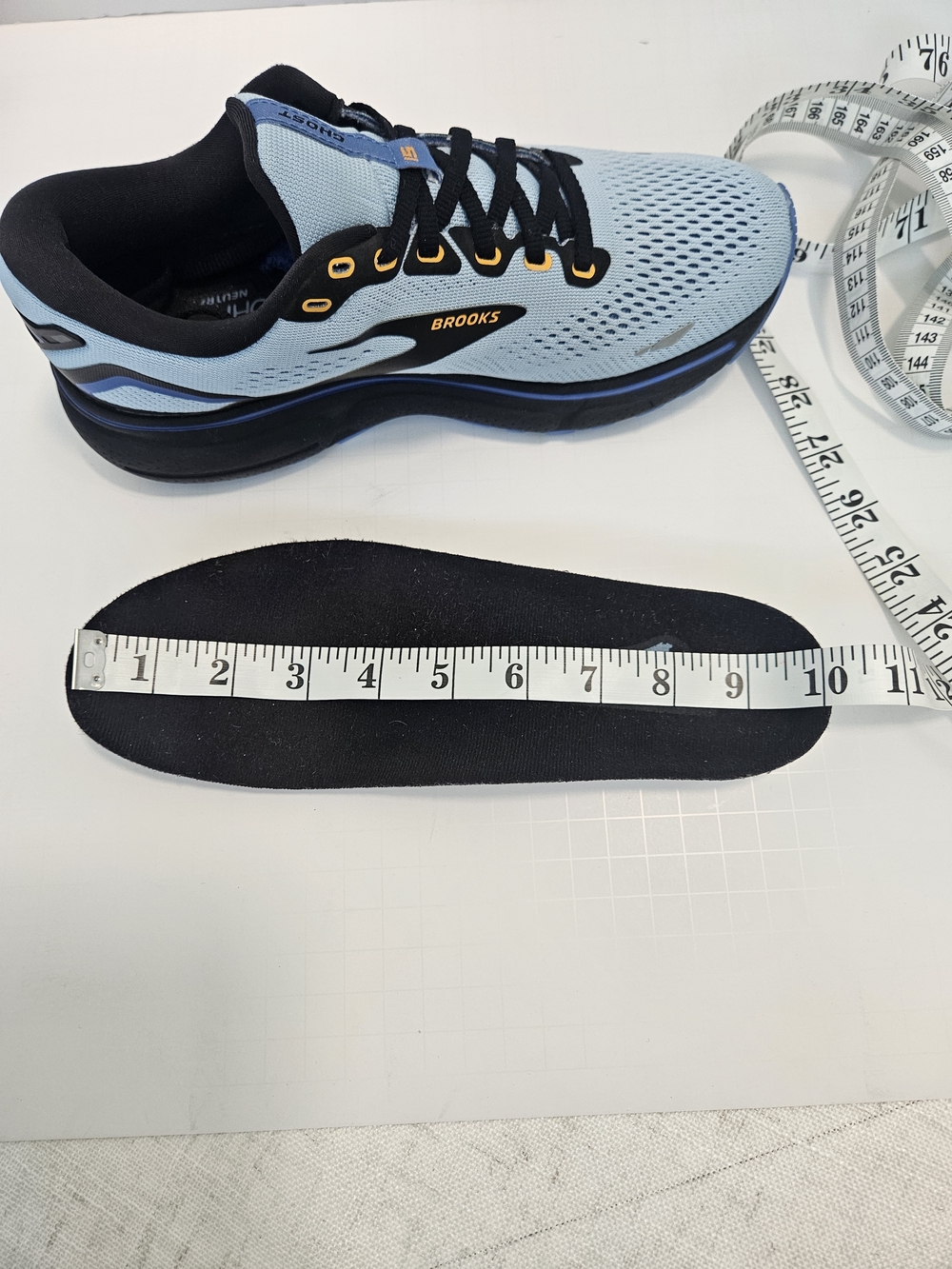 Brooks Ghost 15 Women's Running Shoes Size 7 Blue 2023 Model EUC Plantar Fasciit - Picture 12 of 14